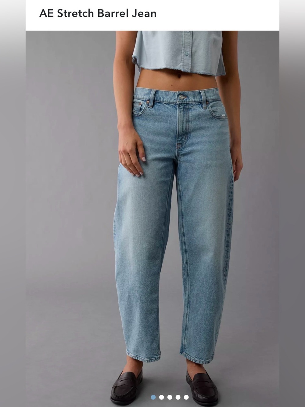 American Eagle Barrel Stretch Jeans
